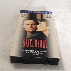 Warner Bros. Hits sexy thriller Disclosure VHS with Michael Douglas & Demi Moore